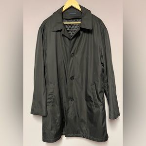 New STAFFORD Trench COAT Wool LINED Suit WINTER Jacket MEN XL